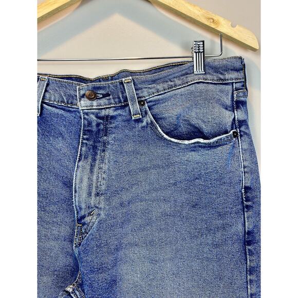 Levi Strauss 505 Straight Leg Denim Jeans Mens 36x32 Blokecore Classic Timeless - Picture 2 of 16